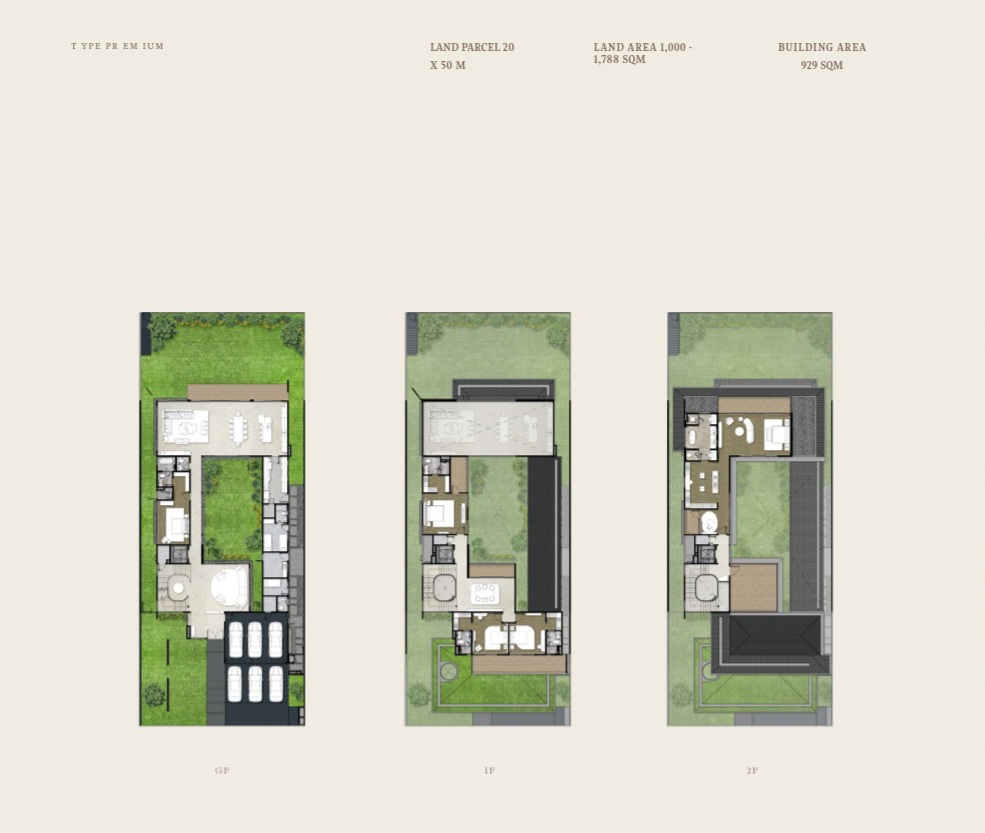 Denah unit type premium